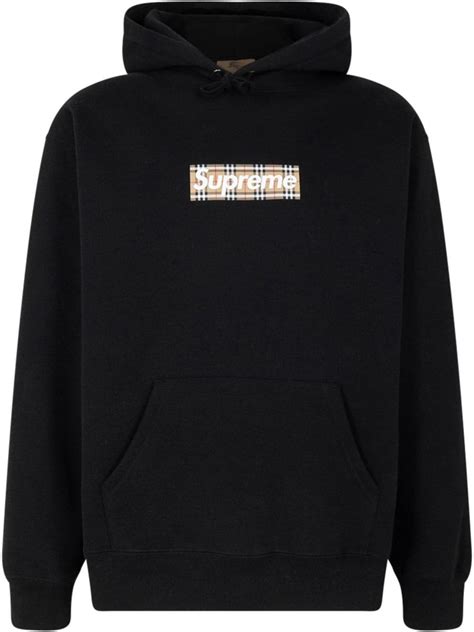 supreme x burberry price|supreme x Burberry hoodie.